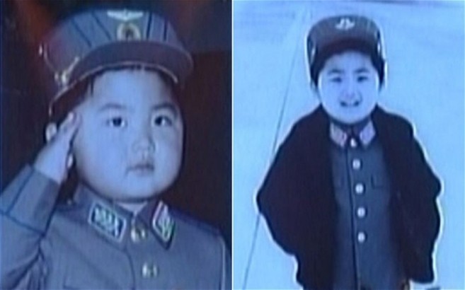 Dos imgenes del lder norcoreano, Kim Jong-un, en su ms tierna...