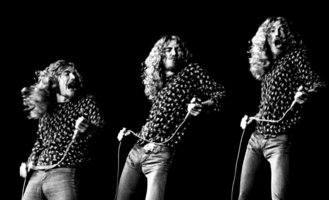 Robert Plant, en sus años de esplendor.