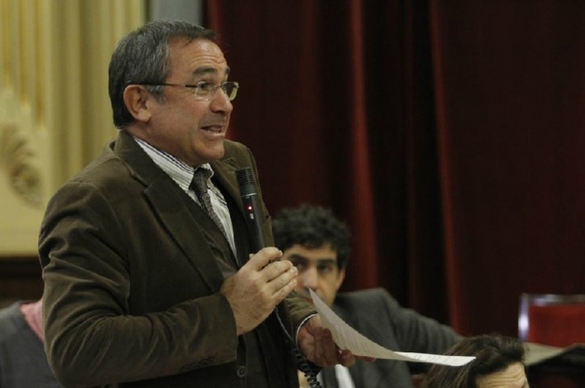 El diputado socialista Xico Tarrs en el Parlament el mes pasado.