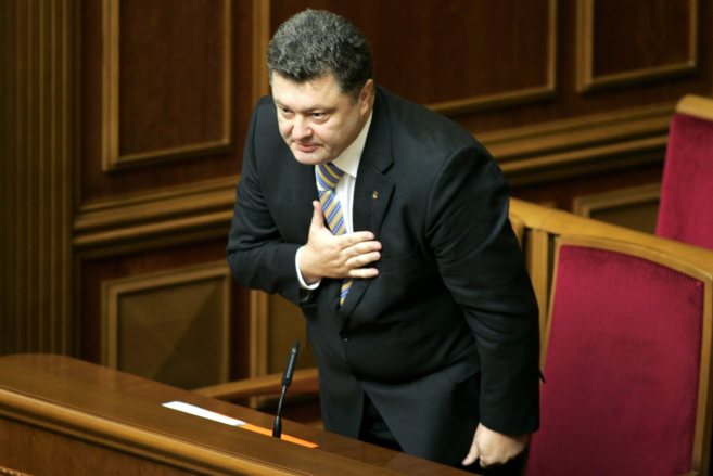 El empresario Petro Poroshenko, conocido como el 'rey del...