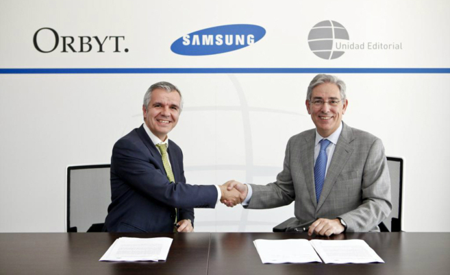 Celestino Garca, de Samsung Electronics, y Antonio...