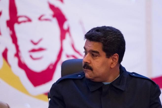 El presidente de Venezuela, Nicols Maduro, en el Crculo Militar en...