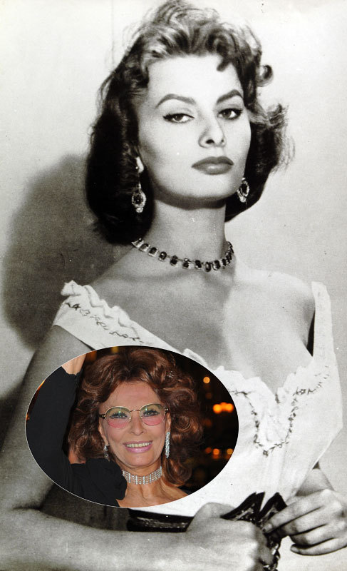 Sophia Loren (79). La italiana ms internacional no se atreve a...