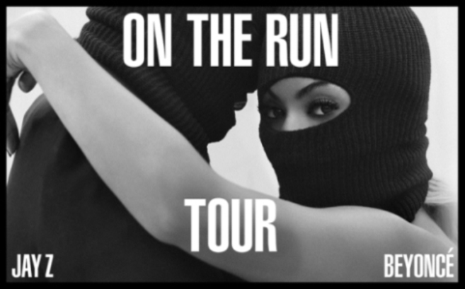 Cartel de la gira 'On the run tour'