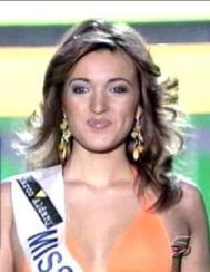 Marta Riesco en el certamen de Miss Espaa 2006