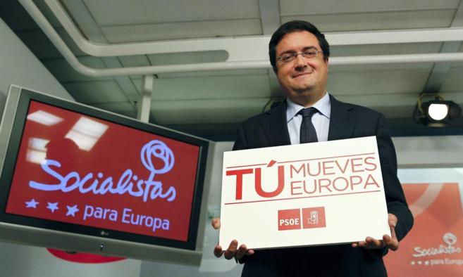 Óscar López, en la presentación de la campaña electoral del PSOE.