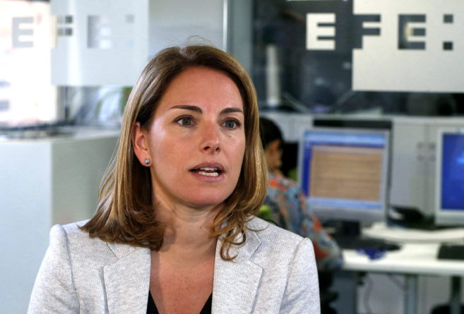 Arantza Quiroga, la presidenta del PP del Pas Vasco.