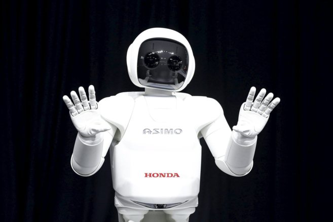El robot humanoide 'Asimo' de Honda.
