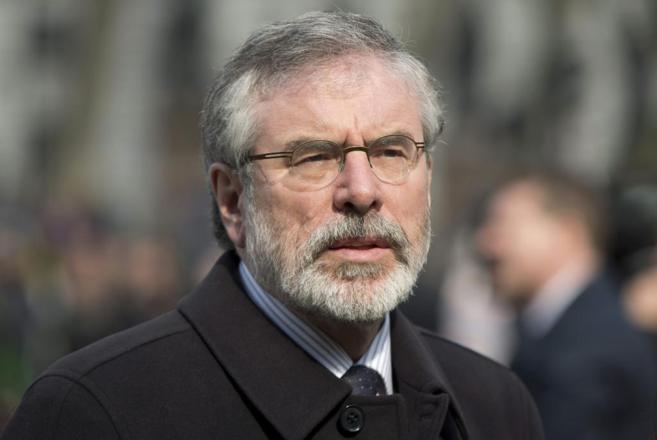 El lder del Sinn Fin Gerry Adams.