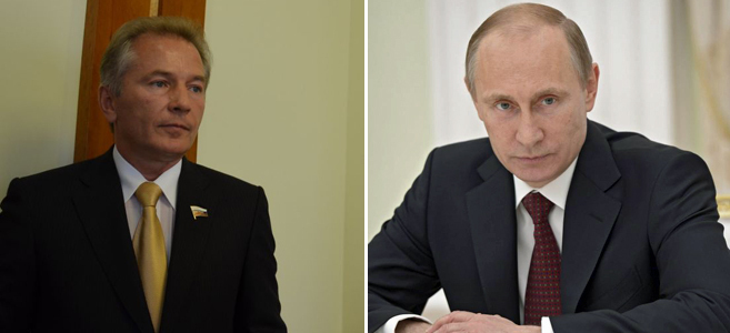 Ponomarev y Putin, en una imagen de archivo.