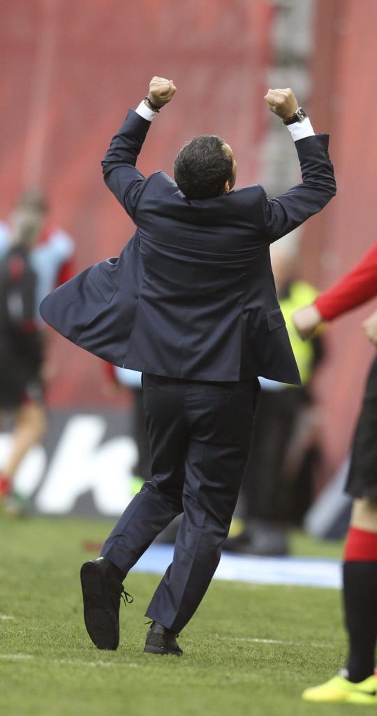 El entrenador del Athletic, Ernesto Valverde, la pasada semana.