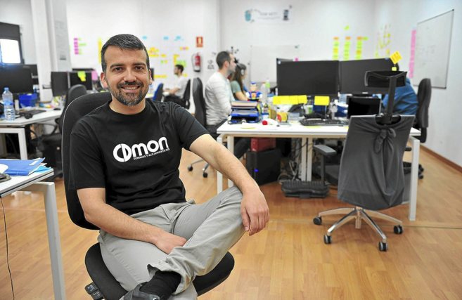 Jaume R. Palau, CEO de CDMON, posa en las oficinas de la empresa en...