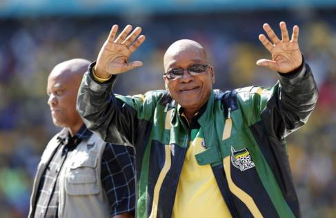 El presidente sudafricano, Jacob Zuma, en un acto en Johannesburgo.