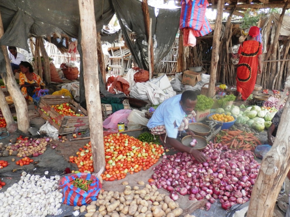 Mercado de Assayita, en la regin de Afar.