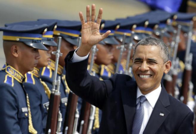 El presidente estadounidense, Barack Obama, durante su gira asitica.