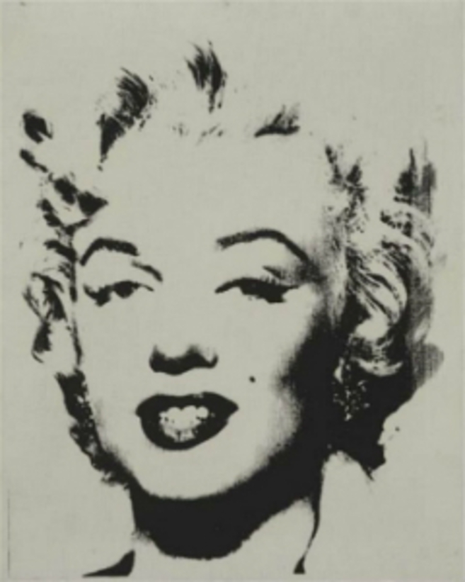La 'Marilyn blanca' del artista estadounidense Andy Warhol