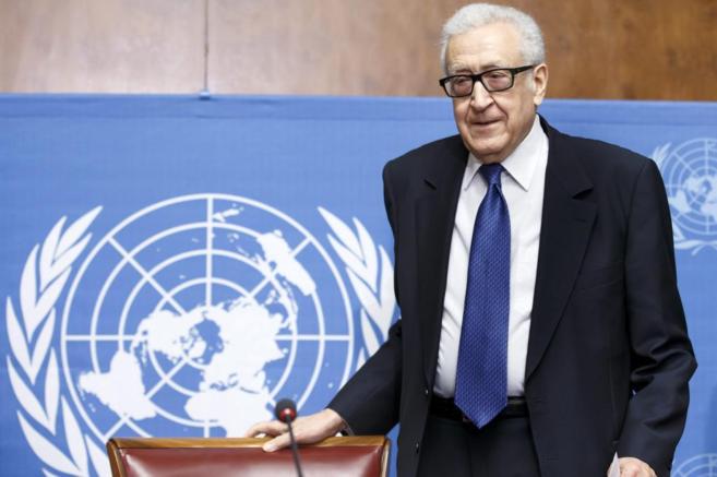 El enviado de Naciones Unidas y la Liga Árabe para la crisis siria,...