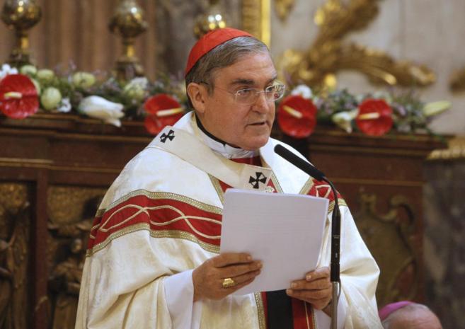 El cardenal arzobispo de Barcelona, Lluís Maria Sistach