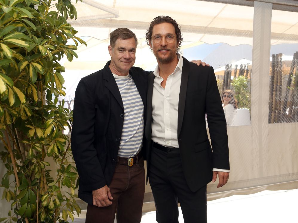 El director Gus Van Sant y el actor Matthew McConaughey, este jueves...