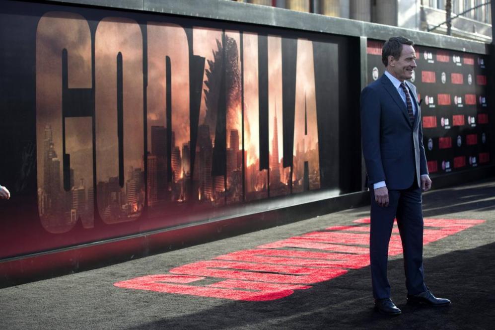 Bryan Carston, en el estreno de 'Godzilla' en Los ngeles.