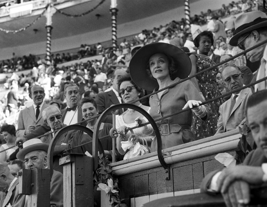 Marlene Dietrich estuvo en Espaa el 10 de julio de 1960 para actuar...