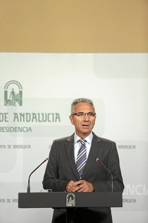 El portavoz del Gobierno andaluz, Miguel ngel Vzquez.