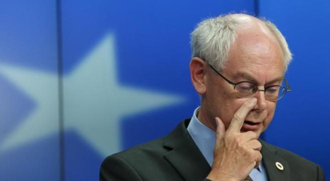 El presidente del Consejo Europeo, Herman van Rompuy, en Bruselas.