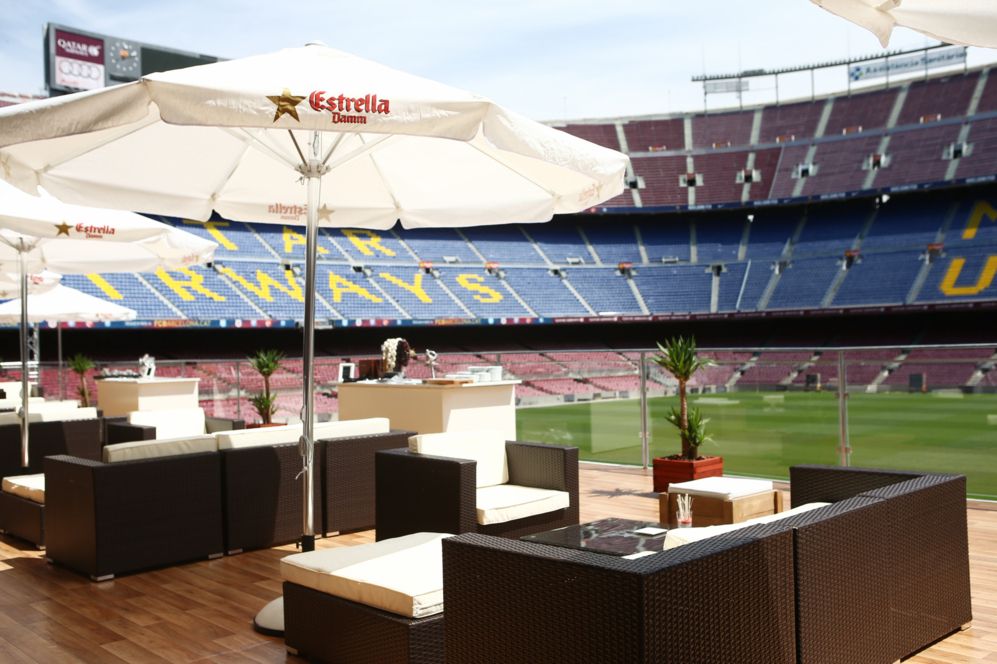Imagen del Camp Nou Lounge, en el interior del recinto.