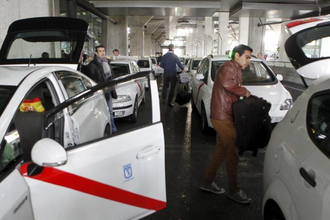 Taxis en el aeropuerto Adolfo Surez Madrid Barajas.
