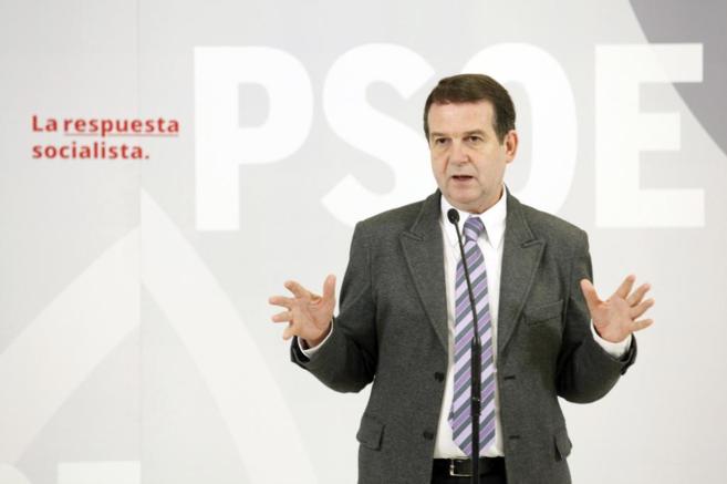 Abel Caballero, alcalde deVigo, en una reunin del PSOE.