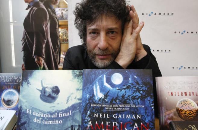 Neil Gaiman, en Barcelona, esta semana.