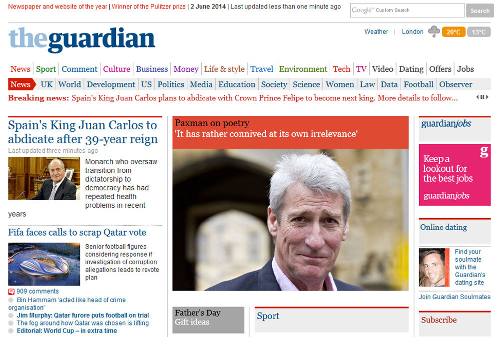The Guardian: "el monarca que supervis la transicin de la...