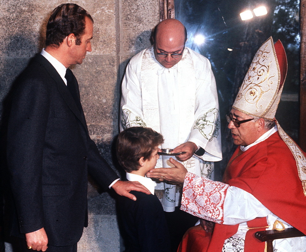 15/01/1978. El cardenal arzobispo emrito de Toledo, Marcelo...