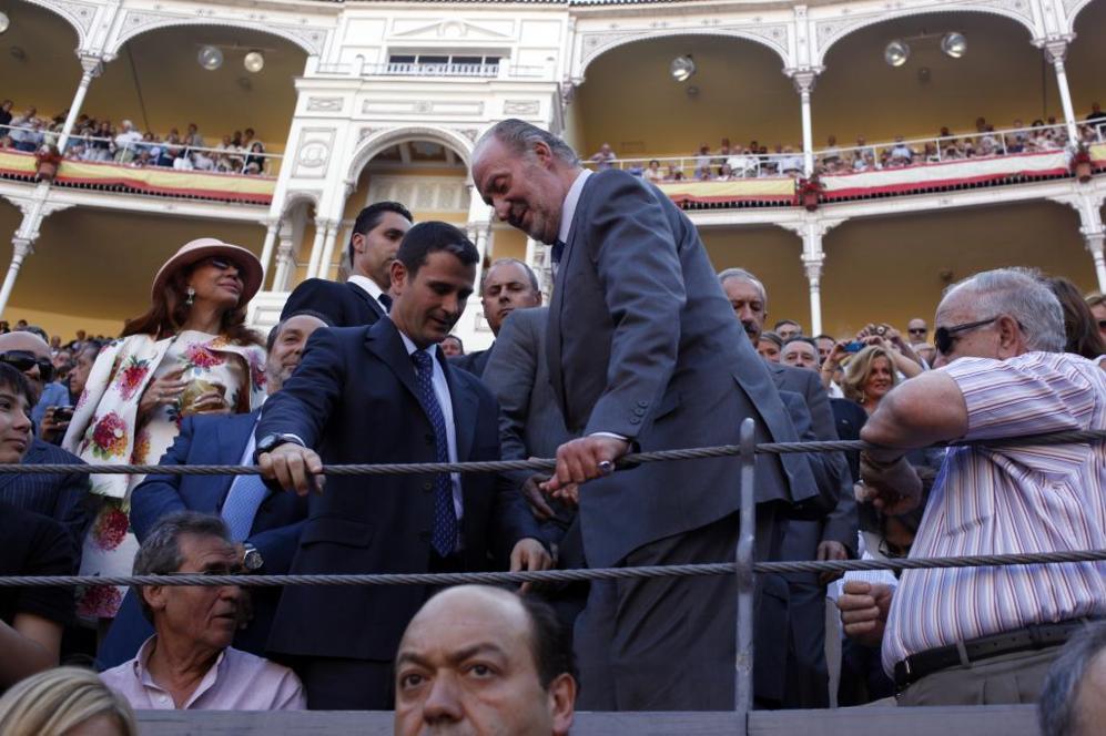 La presencia de Don Juan Carlos en Las Ventas se ha hecho habitual...