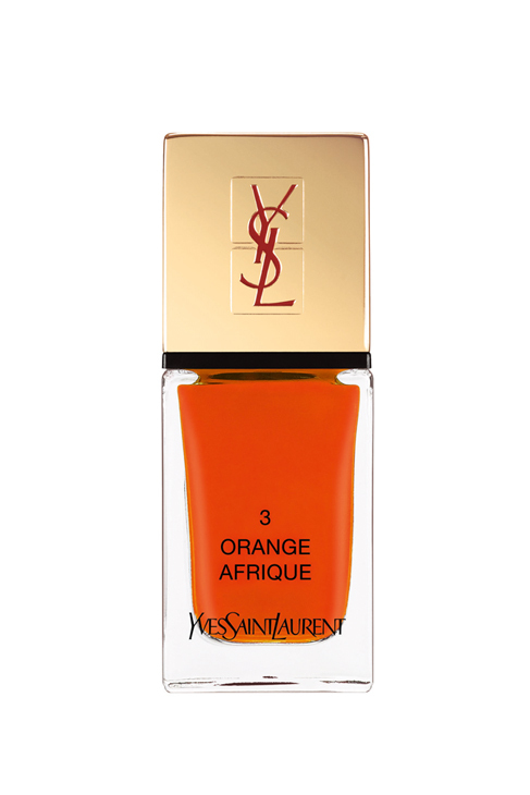 'La Laque Orange Afrique', de YSL (23,50 euros).