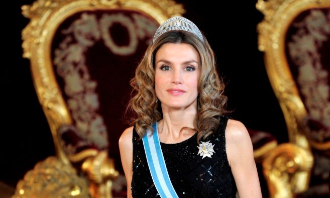 La princesa de Asturias, futura reina de Espaa, en Palacio.