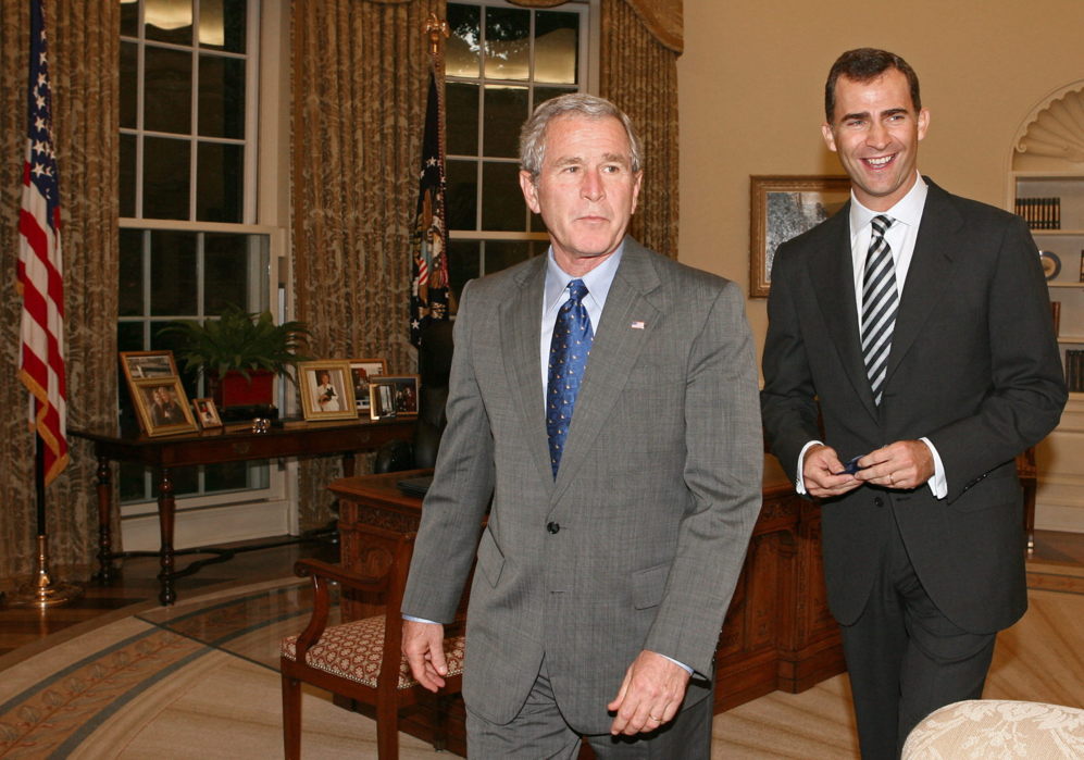 6/10/2006. Con el presidente de EEUU George W. Bush.