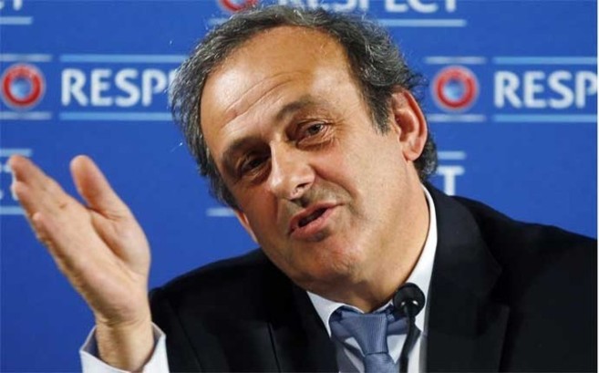 Michel Platini, presidente de la UEFA.