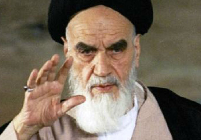 El ayatol Jomeini, en una foto de archivo de 1988.