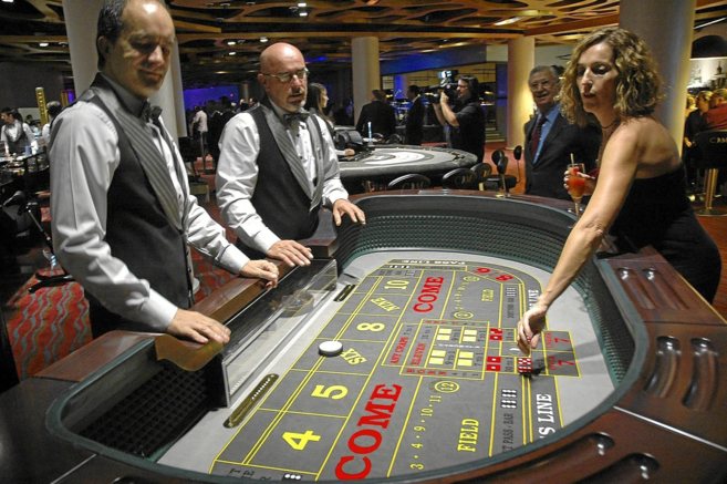 Imagen de una de las mesas de juego del nuevo casino de Mallorca.
