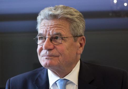 El presidente alemn, Joachim Gauck, en su oficina del Palacio de...