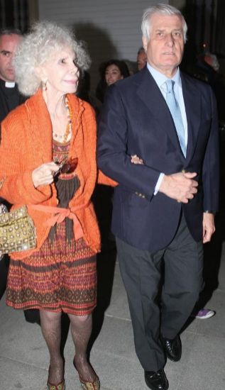 El duque de Huscar y doa Cayetana, en 2010.