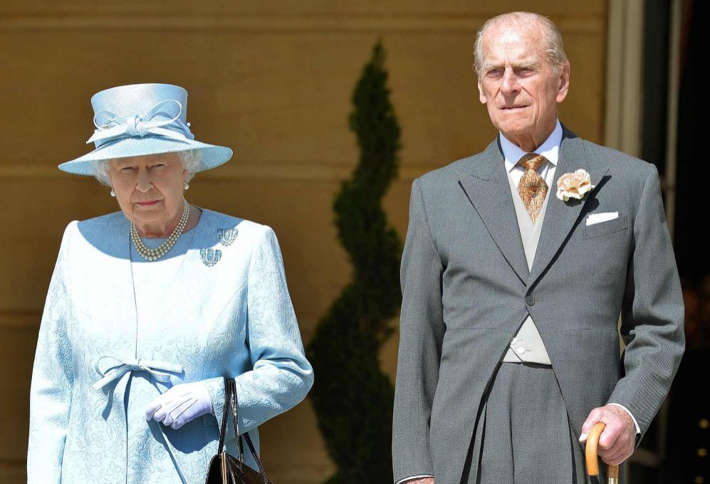 El marido de Isabel II, Felipe de Edimburgo, ha celebrado este martes...