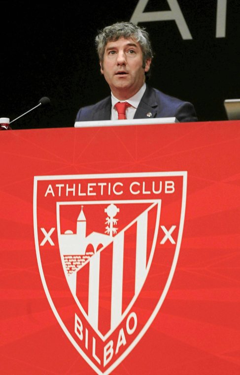 Josu Urrutia, presidente del Athletic.