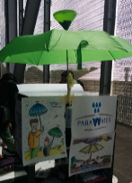 El recogedor de agua de lluvia 'Parawater', de los alumnos del Padre...