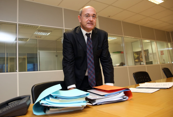 El presidente de Aifos, Jess Ruiz Casado, en su despacho.
