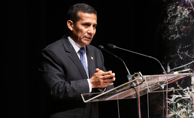 El presidente Ollanta Humala en un acto en Lima esta semana.