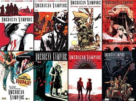 Portadas de todos los tomos de 'American Vampire' publicados hasta...