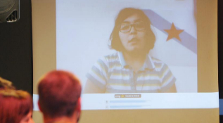 Mara Osorio en la videoconferencia del pasado 7 de junio.