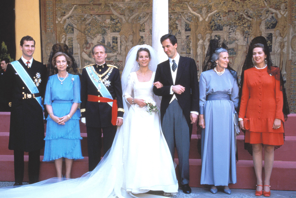 18/03/1995. Felipe, la Reina Sofa, Juan Carlos I, Concepcin Sez...